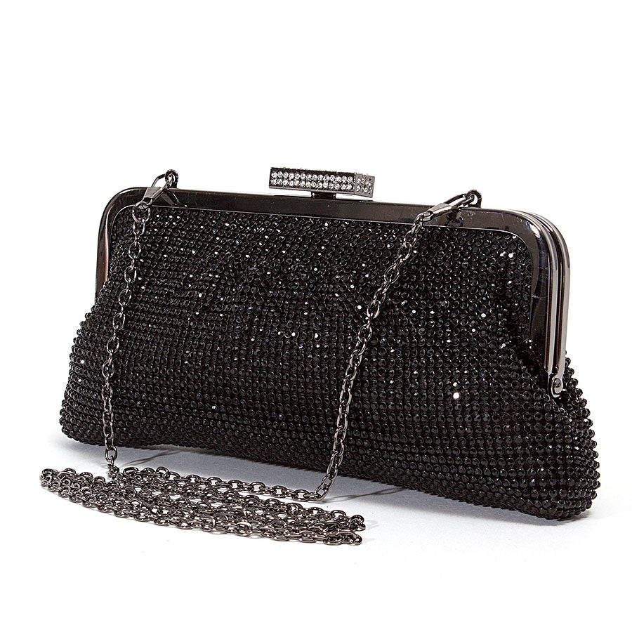 Lady Couture 2015-7 Soft Rhinestone Embellised Clutch Bag - ninetyunion
