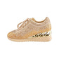 Lady Couture JACKPOT Glitz Fashion Atheletic Sneaker On A Spring Look Wedge
