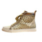 Lady Couture NEW YORK Laser Cut High Top Sneakers With Rhinestones - ninetyunion