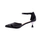 Lady Couture KATE Open Side Instep Strap Embroidered Pump - ninetyunion