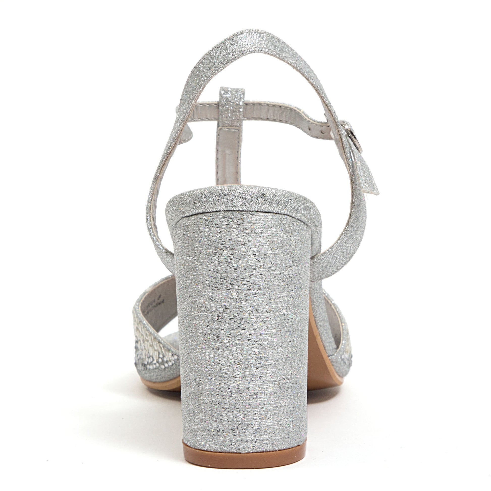 Ninety Union ALEXA Textile T-Strap With Matching Rhinestones Sandals - ninetyunion