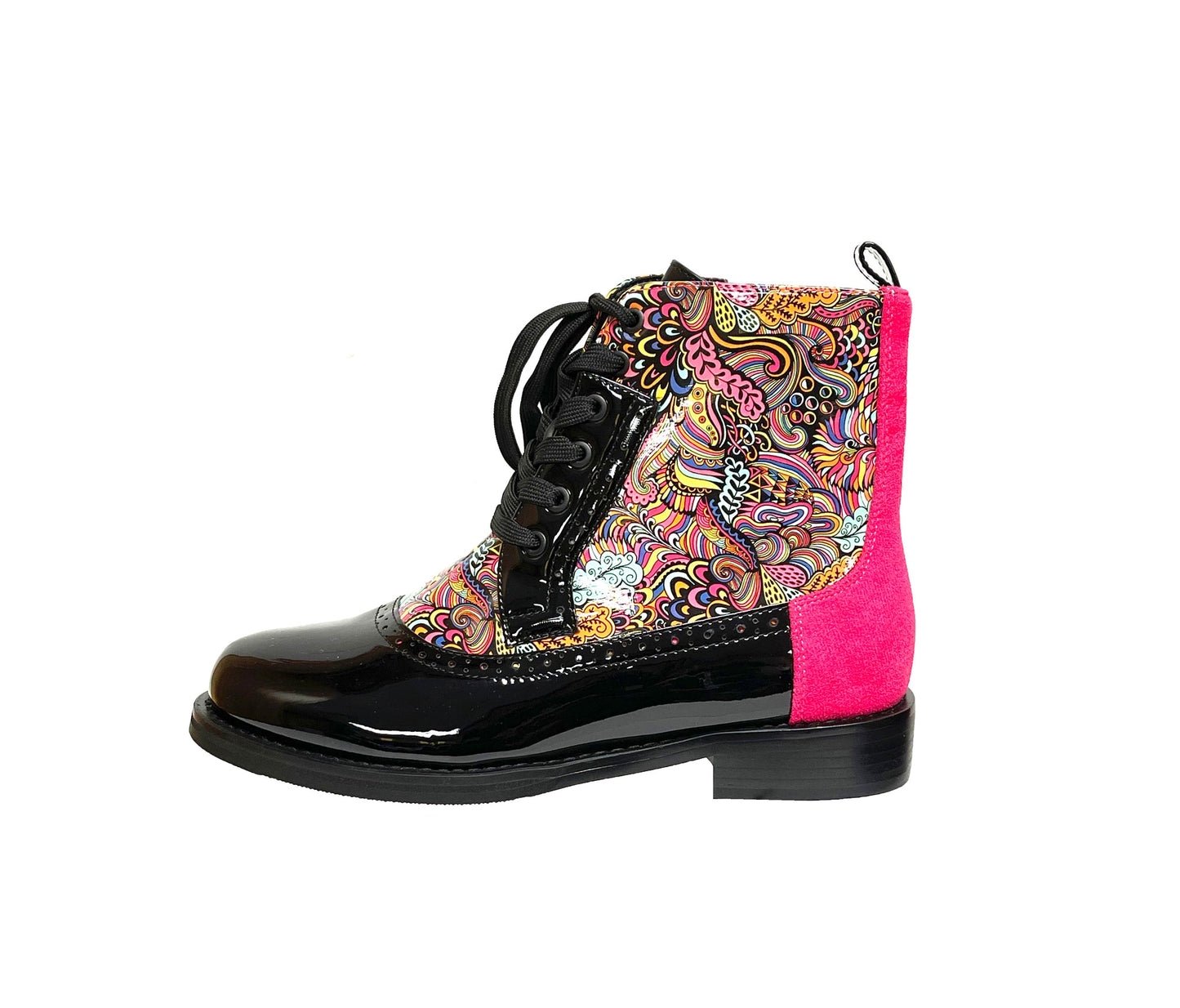 Ninety Union CHELSEA Fashion Lace Bootie With Paisley And Mixed Textures - ninetyunion